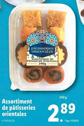Lidl Assortiment de pâtisseries orientales offre
