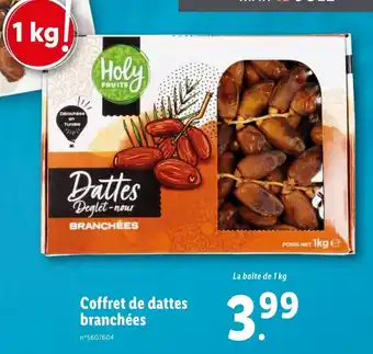 Lidl Coffret de dattes branchées offre