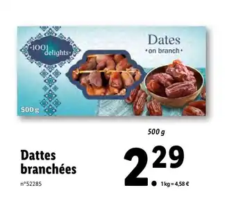 Lidl Dattes brabchées offre