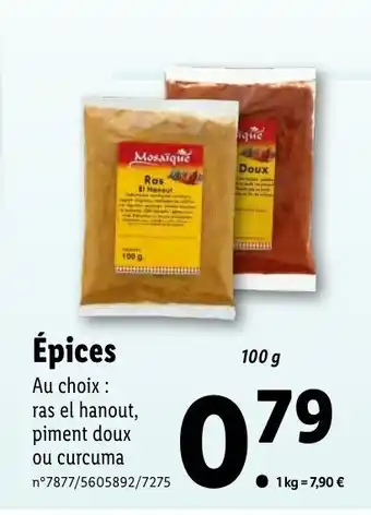 Lidl Épices offre