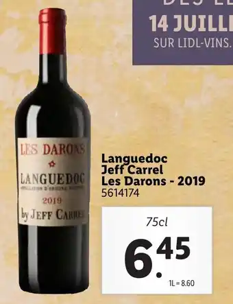 Lidl Languedoc jeff carrel les darons - 2019 offre