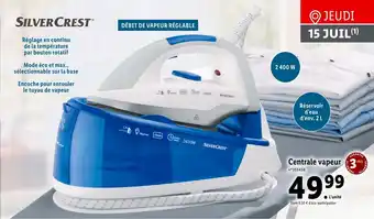 Lidl Centrale vapeur offre