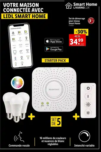 Lidl Set de démarrage pour réseau smart home offre