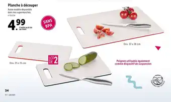 Lidl Planche à découper offre