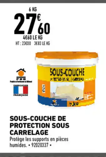 Brico Cash Sous-couche de protection sous carrelage offre