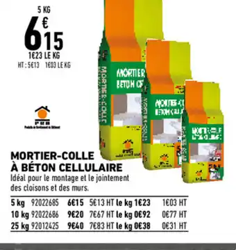 Brico Cash Mortier-colle à béton cellulaire offre