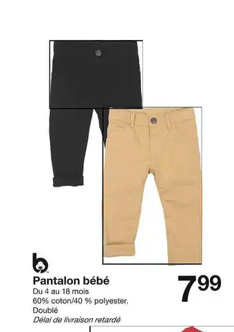 Pantalon bébé