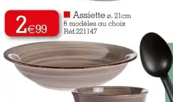 Kandy Assiette 21cm offre