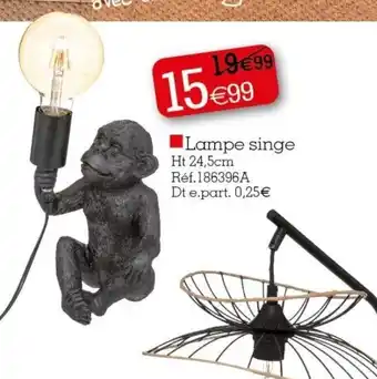 Kandy Lampe Singe offre