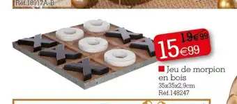 Kandy Jeu de Morpion En Bois offre