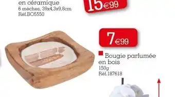 Kandy Bougie Parfumee En Bois offre