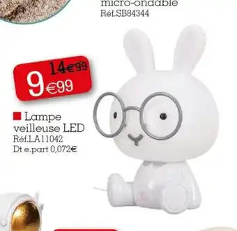 Kandy Lampe Veilleuse Led offre