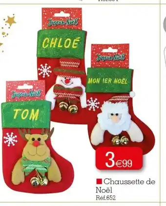Kandy Chaussette de Noel offre