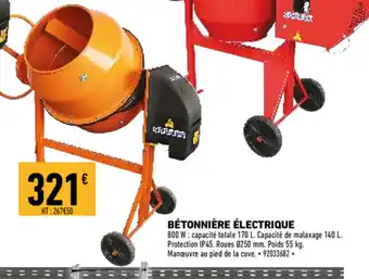 Brico Cash Bétonnière électrique offre