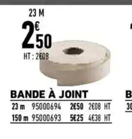 Brico Cash Bande à joint offre