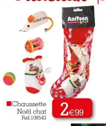 Kandy Chaussette Noel Chat offre