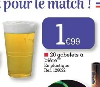 20 Gobelets à Bière
