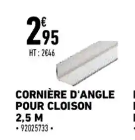 Brico Cash Cornière d'angle pour cloison offre