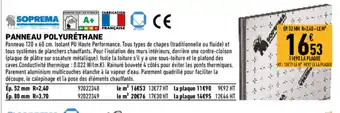 Brico Cash Panneau polyuréthane offre