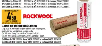 Brico Cash Laine de roche roulrock offre