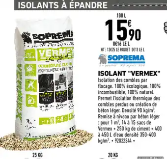 Brico Cash Isolant "Vermex" offre