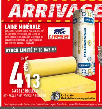 Brico Cash Laine minérale offre