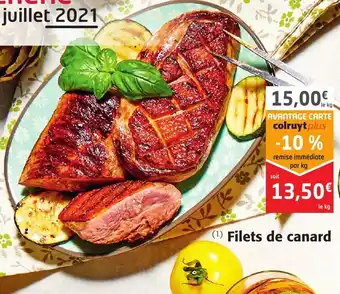 Colruyt Filets de canard offre