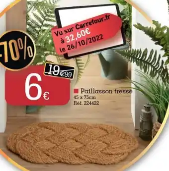 Paillasson Tresse