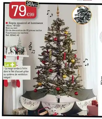 Kandy Sapin Musical Et Lumineux offre