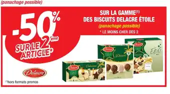 Cora x Carrefour Sur La Gamme Des Biscuits Delacre Etoile offre