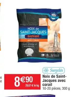 Noix de Saint JAcques Avec Corail