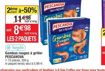 Gambas Rouges a Griller Pescanova