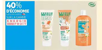 Auchan La gamme energie fruit offre