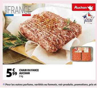 Auchan Chair ou farce auchan offre
