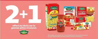 Auchan La gamme pâtes et sauces panzani offre