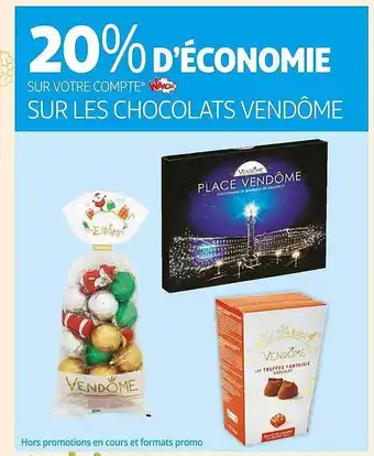 Auchan Les chocolats vendôme offre