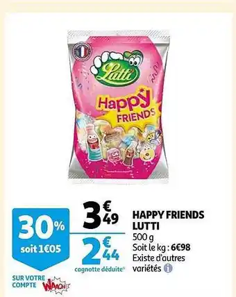 Auchan Happy friends lutti offre