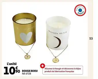 Bougie bijou