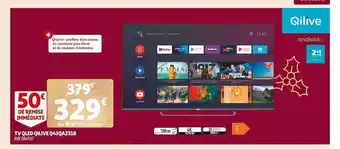 Auchan Tv qled qilive q43qa231b offre