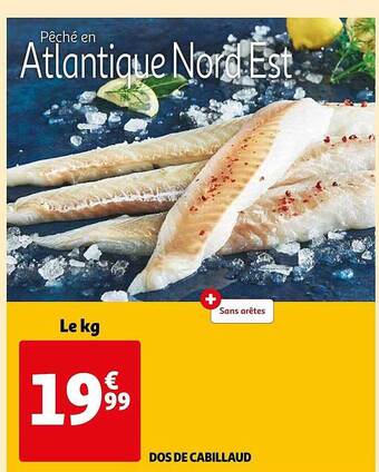 Auchan Dos de cabillaud offre