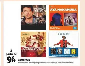 Auchan Coffret cd offre