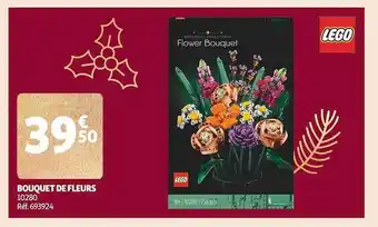Auchan Bouquet de fleurs lego offre