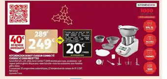 Auchan Kitchencook robot cuiseur connecté cuisiox v2 1000 recettes offre