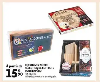 Auchan Coffrets pour l'apéro offre