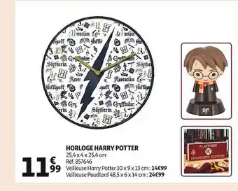 Auchan Horloge harry potter offre