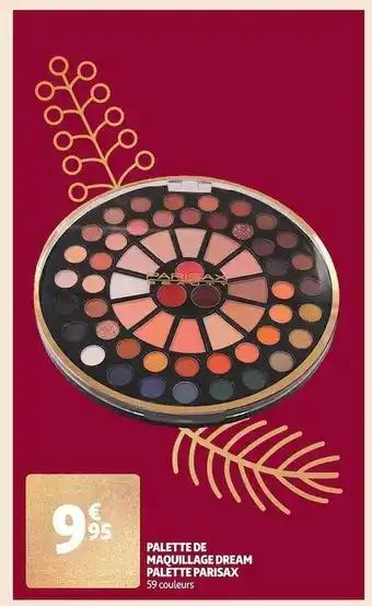 Auchan Palette de maquillage dream palette parisax offre