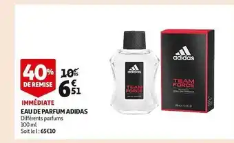 Auchan Eau de parfum adidas offre