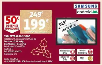 Auchan Tablette a8 10.5 offre