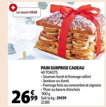 Auchan Pain surprise cadeau offre