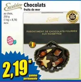 Norma Chocolats Fruits De Mer Excelsior offre